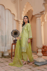 Zarnigar - Embroided 3 piece